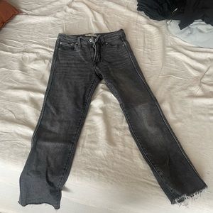 Gap High Rise Slim Straight Mid Rise Jean